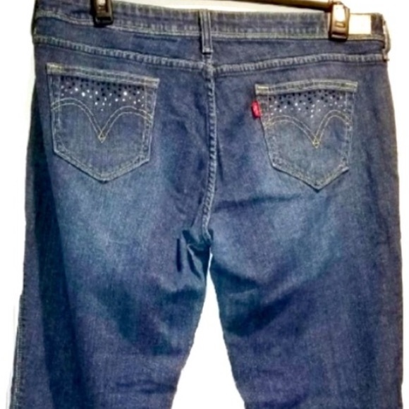Levi's Denim - LEVI’S👖SILVER TAG RED TAB EMBELLISHED STRETCH BOOTCUT JEANS Women’s 16 M W38 L31